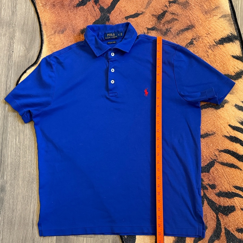 Ralph Lauren Men's Royal Blue Polo Shirt - Picture 7 of 8